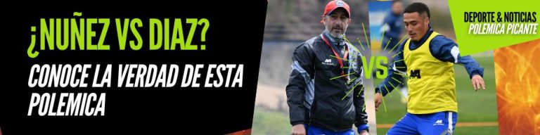 ¿Cuál es el problema entre el DT Cristian Diaz y Orlando Nuñez?